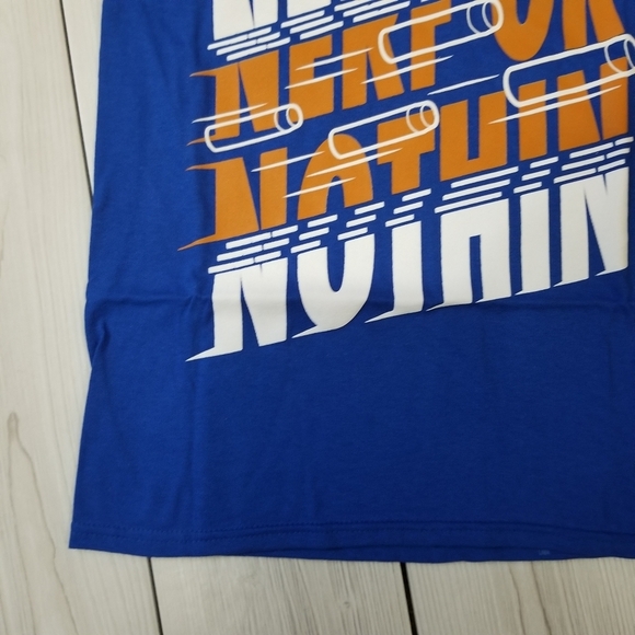 Blue short sleeve Nerf or Nothin shirt Size S (8) NWT - Picture 6 of 13